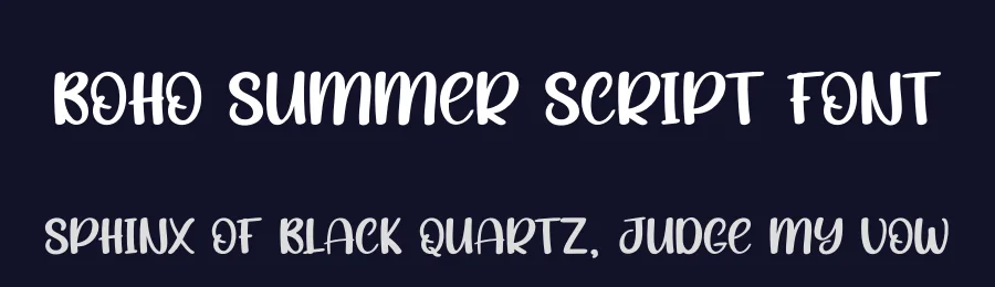 Boho Summer Script Font by creativeletter — Display Font — thumbnail 2