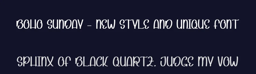 Boho Sunday – New Style And Unique Font by andikastudio — Display Font — thumbnail 2