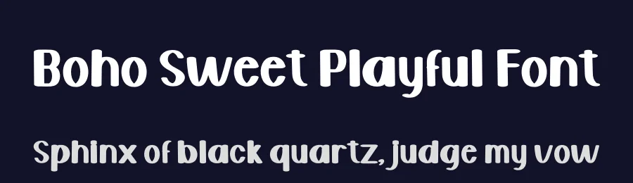 Boho Sweet Playful Font by freshtypeink — Display Font — thumbnail 2
