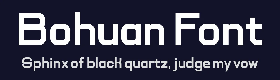 Bohuan Font by Rhwork id — Sans Serif Font — thumbnail 2