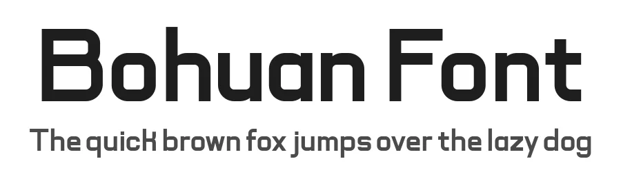 Bohuan Font by Rhwork id — Sans Serif Font