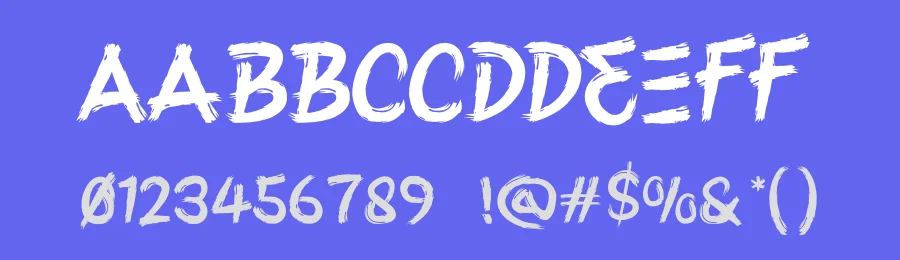 Boicot Brush Font by Maiko Hatta — Blackletter Font — thumbnail 3