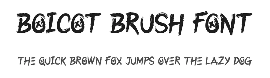 Boicot Brush Font by Maiko Hatta — Blackletter Font