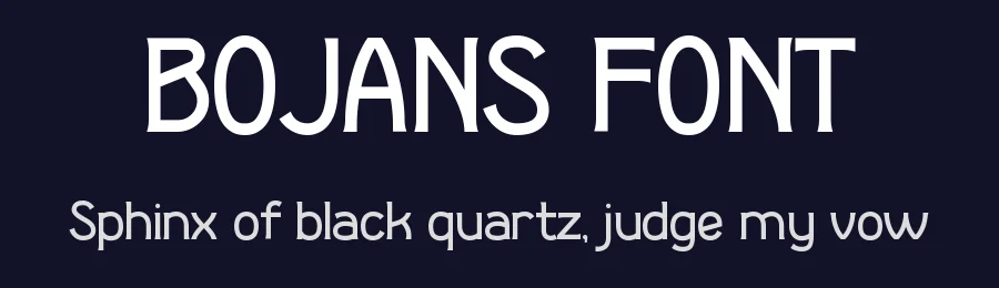 BOJANS FONT by Rautan Studio — Display Font — thumbnail 2