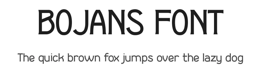 BOJANS FONT by Rautan Studio — Display Font