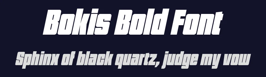 Bokis Bold Font by Sign Studio — Sans Serif Font — thumbnail 2