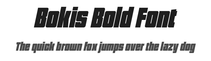 Bokis Bold Font by Sign Studio — Sans Serif Font