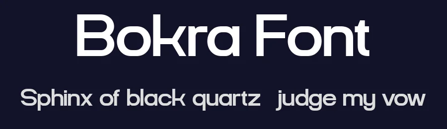Bokra Font by Flawless And Co — Sans Serif Font — thumbnail 2