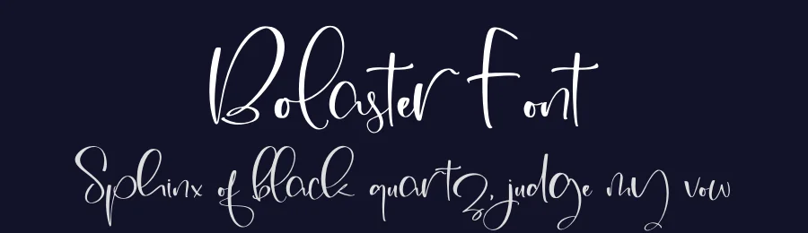 Bolaster Font by letterfabric — Script Handwritten Font — thumbnail 2