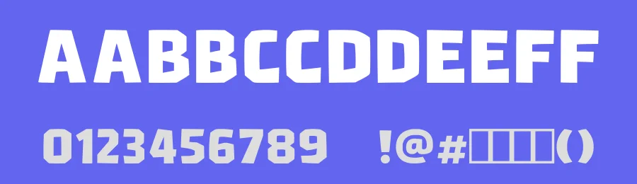 Bold Blokkr Font by hatimestea — Display Font — thumbnail 3