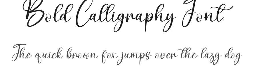 Bold Calligraphy Font by andikastudio — Script Handwritten Font