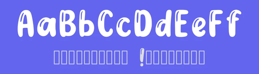Bold Doodle Font by Graphical World — Display Font — thumbnail 3