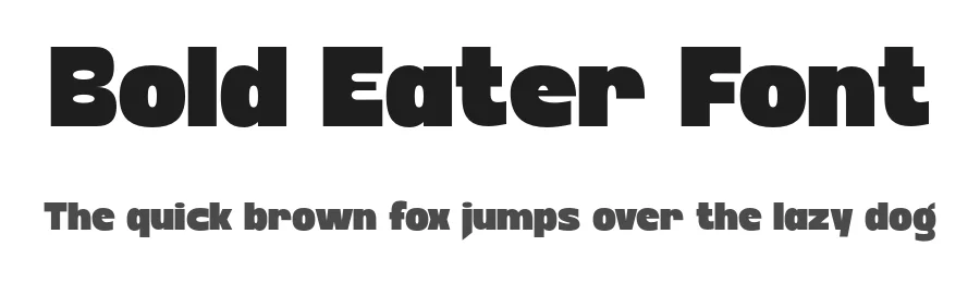 Bold Eater Font by Pandeka Studio — Display Font