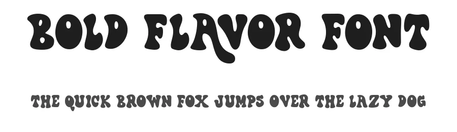 Bold Flavor Font by Prioritype Co — Display Font