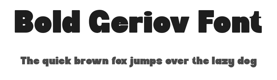 Bold Geriov Font by Flawless And Co — Sans Serif Font