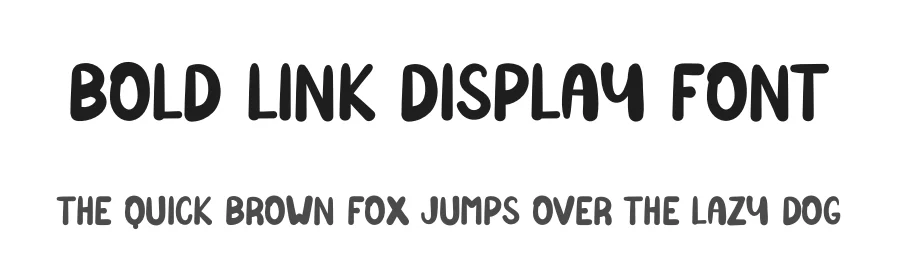 Bold Link Display Font by andikastudio — Display Font