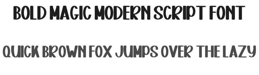 Bold Magic Modern Script Font by inermediaSTUDIO — Display Font