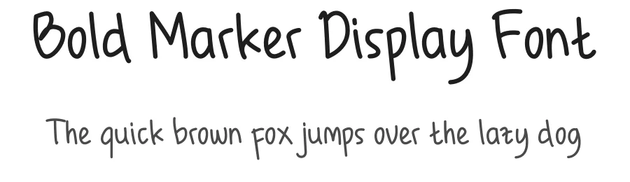 Bold Marker Display Font by Lettertype Studio — Script Handwritten Font