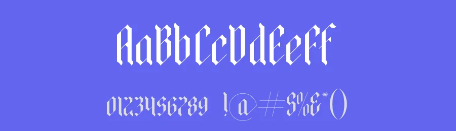 Bold Riot Font by timelesstype.co — Blackletter Font — thumbnail 3