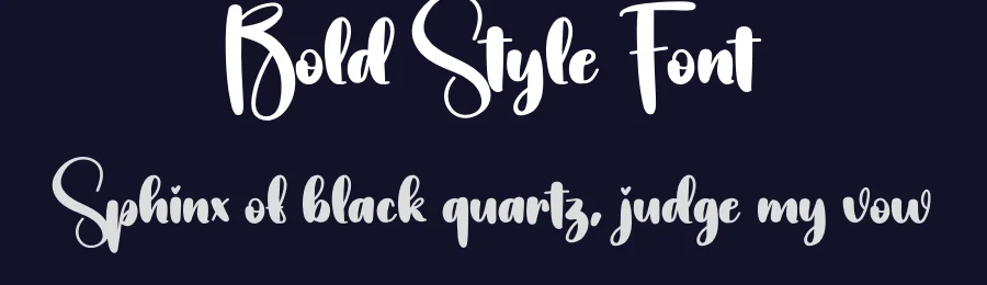 Bold Style Font by creativeletter — Script Handwritten Font — thumbnail 2