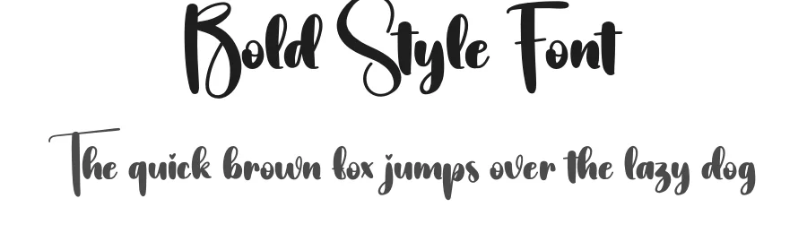 Bold Style Font by creativeletter — Script Handwritten Font