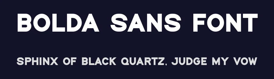 Bolda Sans Font by MasyafiStudio — Decorative Font — thumbnail 2