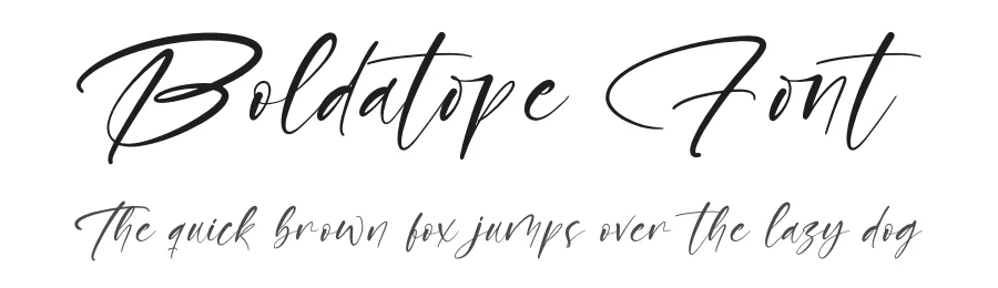 Boldatope Font by letterenastudios — Script Handwritten Font