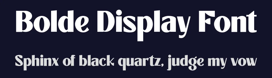 Bolde Display Font by fontcade — Decorative Font — thumbnail 2