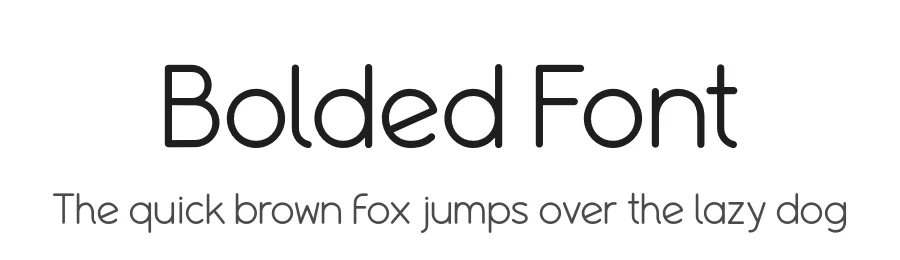 Bolded Font by We Make Font β Sans Serif Font