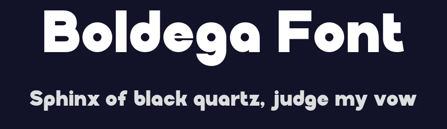 Boldega Font by roomspace.cl — Display Font — thumbnail 2