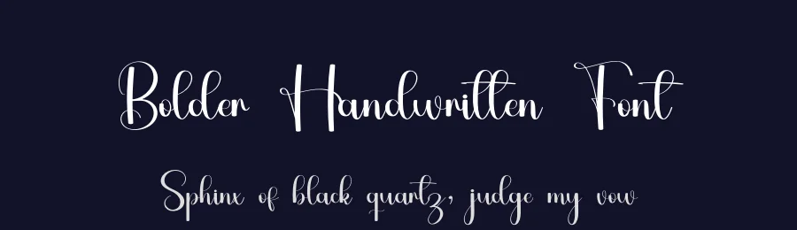 Bolder Handwritten Font by inermediaSTUDIO — Script Handwritten Font — thumbnail 2