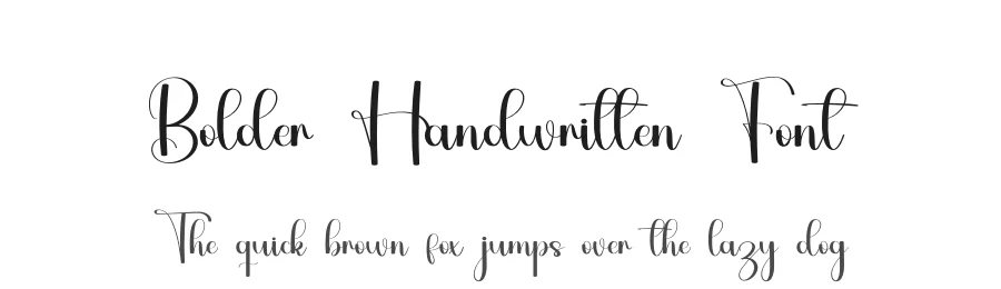 Bolder Handwritten Font by inermediaSTUDIO — Script Handwritten Font