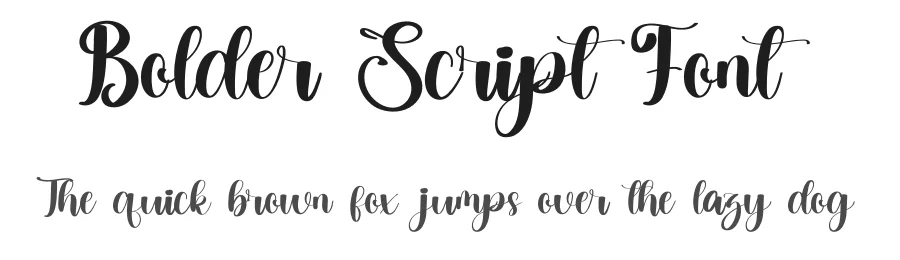 Bolder Script Font by inermediaSTUDIO — Script Handwritten Font
