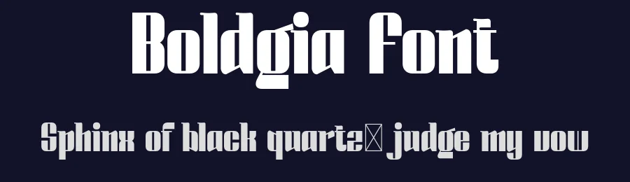 Boldgia Font by portograph — Display Font — thumbnail 2