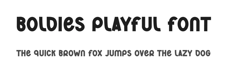 Boldies Playful Font by freshtypeink — Display Font