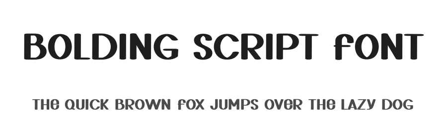 Bolding Script Font by freshtypeink — Display Font