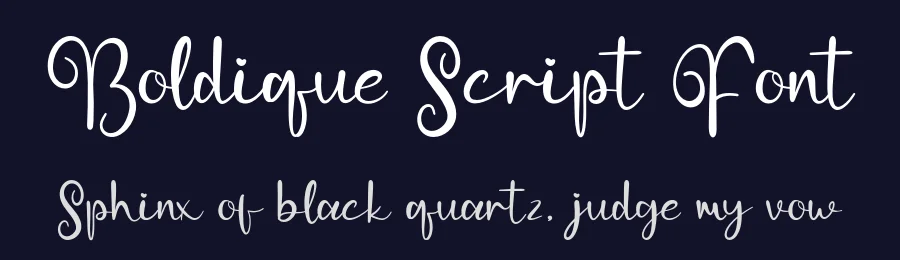 Boldique Script Font by Creatifontstudios — Script Handwritten Font — thumbnail 2
