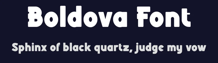Boldova Font by Asya Fatkhul Illah — Sans Serif Font — thumbnail 2