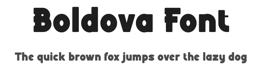 Boldova Font by Asya Fatkhul Illah β Sans Serif Font