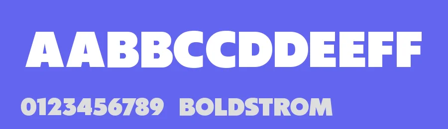 Boldstrom Sans Serif Font by Sharkshock — Display Font — thumbnail 3