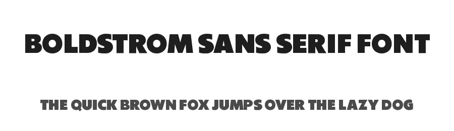 Boldstrom Sans Serif Font by Sharkshock — Display Font