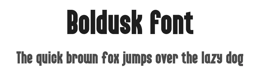 Boldusk Font by Manlogs Studio — Decorative Font