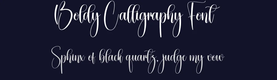 Boldy Calligraphy Font by creativeletter — Script Handwritten Font — thumbnail 2