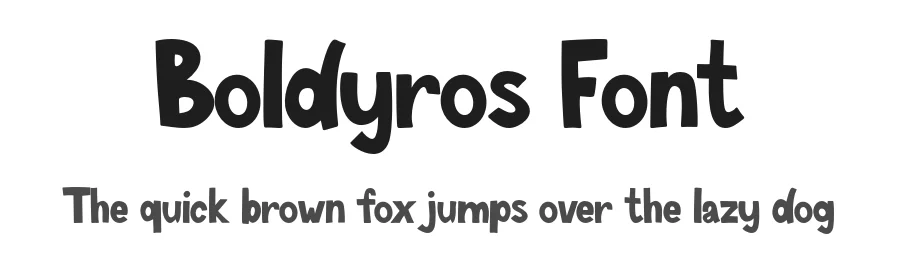 Boldyros Font by Creatifontstudios — Decorative Font