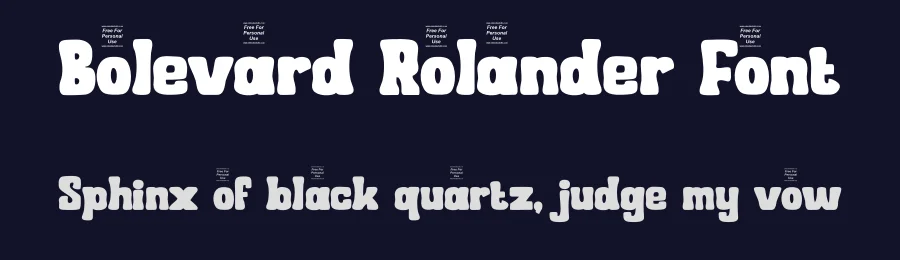 Bolevard Rolander Font by ErmediaStudio — Display Font — thumbnail 2