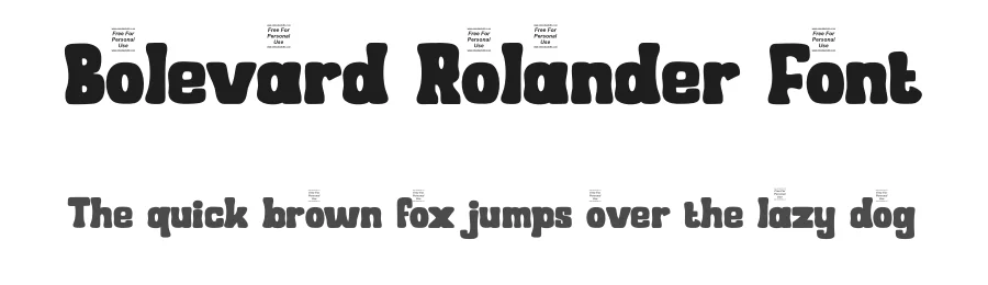 Bolevard Rolander Font by ErmediaStudio — Display Font