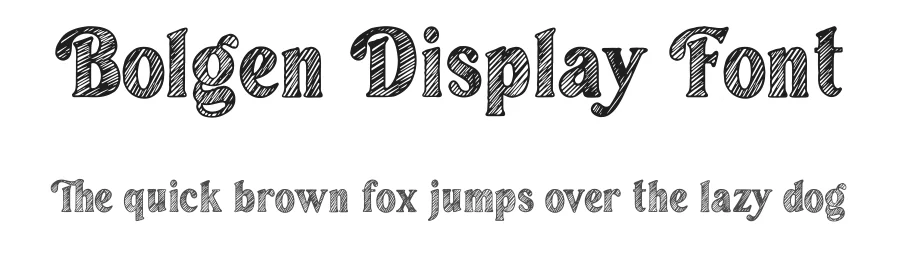 Bolgen Display Font by Blankids Studio — Display Font