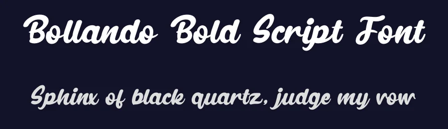 Bollando Bold Script Font by andikastudio — Script Handwritten Font — thumbnail 2
