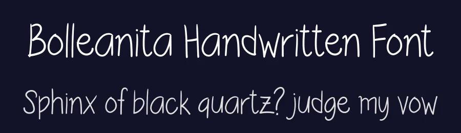 Bolleanita Handwritten Font by andikastudio — Script Handwritten Font — thumbnail 2