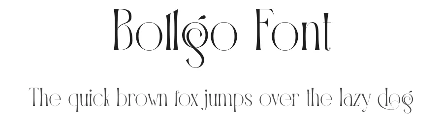 Bollgo Font by yaqublekker — Display Font